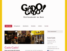 Tablet Screenshot of gadogado-koeln.de